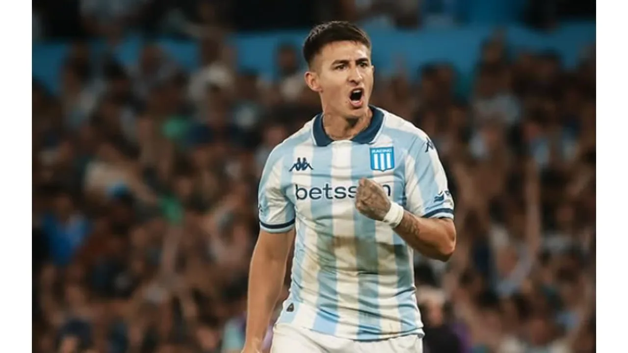 Gabriel Hernán Rojas, zagueiro do Racing Club, em ação pelo Brasileirão Série A 2026