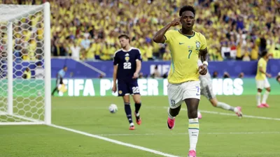 Vini Jr. com 4 gols iguala Mbappé e Haaland — e a Bola de Ouro da Copa começa aqui