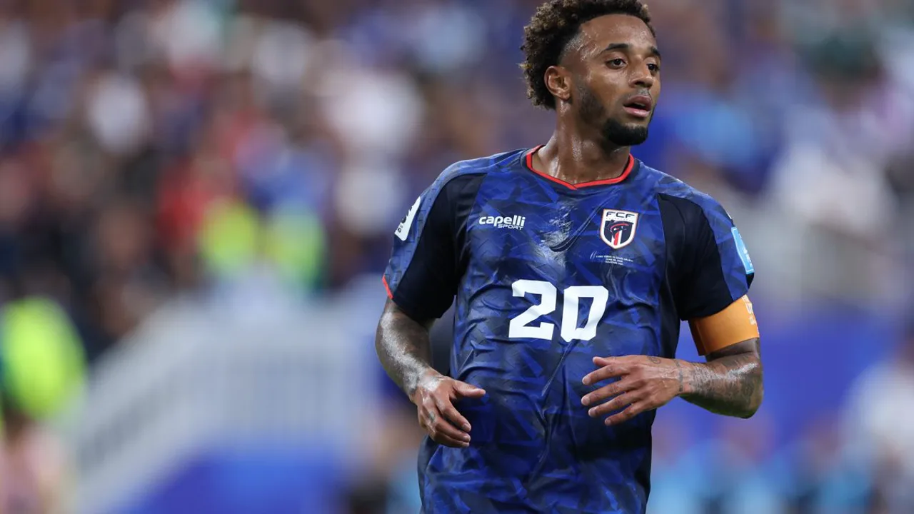 Ryan Mendes, capitão de Cabo Verde, durante partida da seleção africana na Copa do Mundo 2026