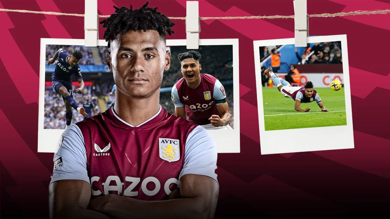 Ollie Watkins pelo Aston Villa e Mohamed Salah pelo Liverpool em ação na Premier League 2025/2026