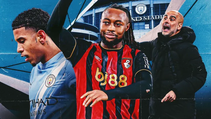 Antoine Semenyo pelo Manchester City e Liam Delap pelo Chelsea em duelo de atacantes na Champions League 2025/26