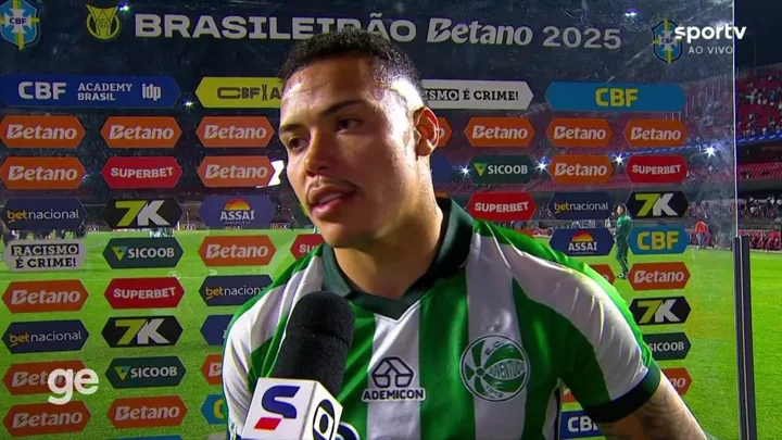 Alan Ruschel, zagueiro do Juventude, com a camisa 28 durante partida do Brasileirão Série A 2026
