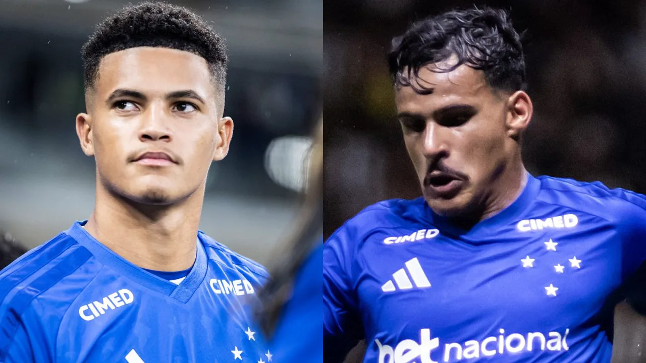Kauã Prates pelo Cruzeiro e Edwards Anthony pelo Corinthians em lances do Brasileirão Série A 2026
