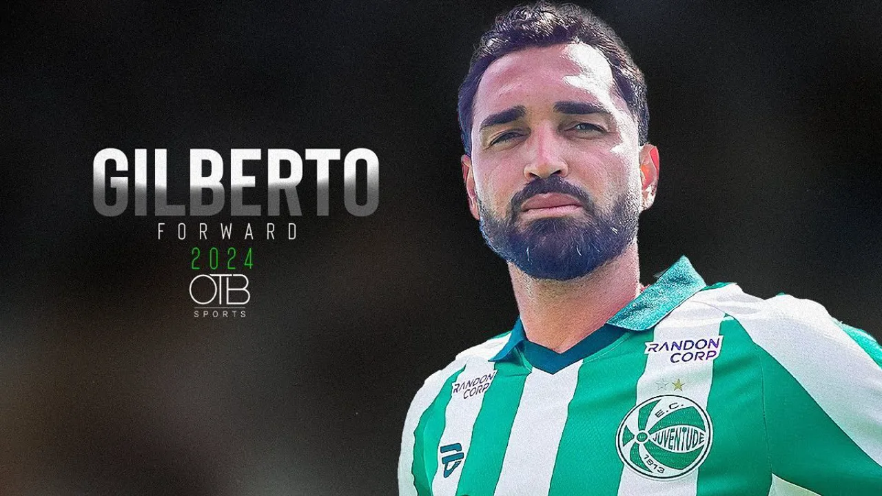 Gilberto, atacante do Londrina, com a camisa 10 durante partida da Série B do Brasileirão 2026