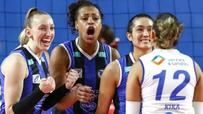 Quartas da Superliga Feminina 21, março de 2025: Barueri W venceu o Pinheiros por 3 a 1