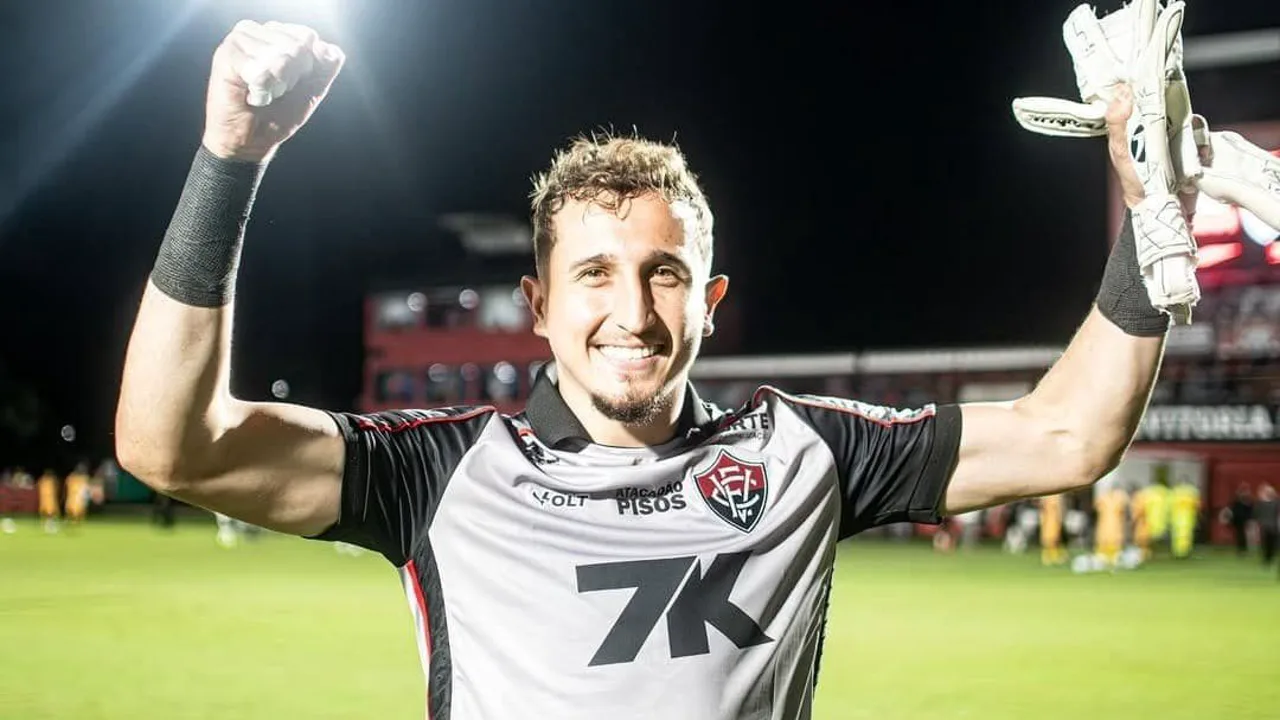 Thiago Couto, goleiro do Sport Recife, com a camisa 26 durante partida do Brasileirão Série A 2026