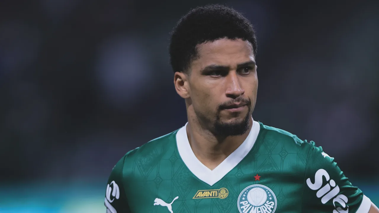 Murilo, zagueiro do Palmeiras, camisa 26, em ação durante partida do Brasileirão Série A 2026